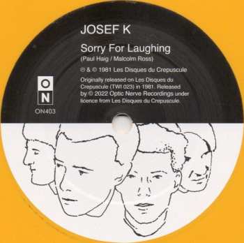 SP Josef K: Sorry For Laughing CLR | LTD