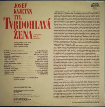 2LP Josef Kajetán Tyl: Tvrdohlavá Žena A Zamilovaný Školní Mládenec (2xLP)