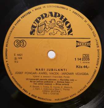LP Karel Vacek: Naši Jubilanti