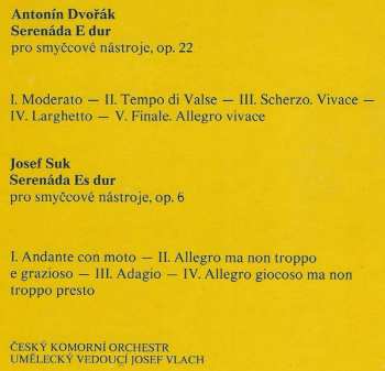 LP Antonín Dvořák: Serenády