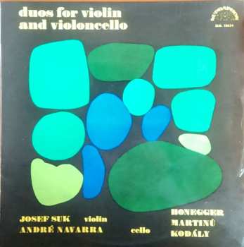 LP Bohuslav Martinů: Duos For Violin And Violoncello