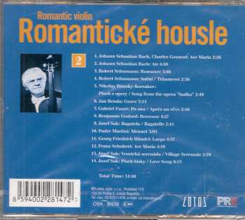 CD Josef Hála: Romantic Violin 2 (Romantické Housle 2)