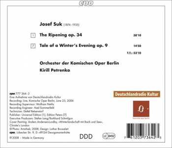 CD Josef Suk: Tale Of A Winter's Evening - The Ripening