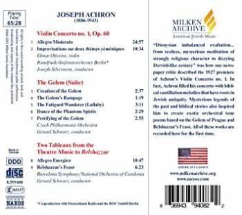 CD Joseph Achron: Violin Concerto