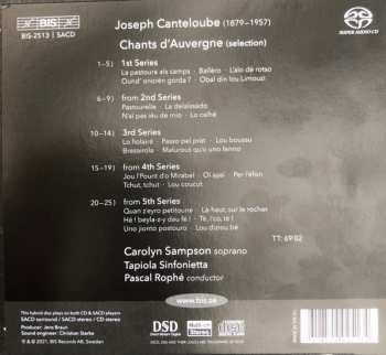 SACD Carolyn Sampson: Chants D'Auvergne