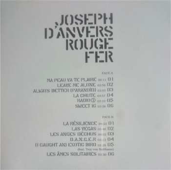 LP Joseph D'Anvers: Rouge Fer