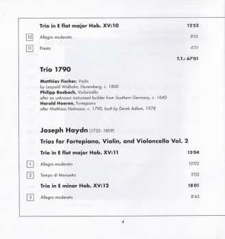 9CD/Dobozkészlet Joseph Haydn: Complete Piano Trios