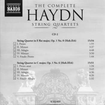 25CD/Dobozkészlet Joseph Haydn: The Complete String Quartets