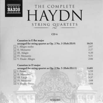 25CD/Dobozkészlet Joseph Haydn: The Complete String Quartets