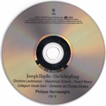 2CD Joseph Haydn: Die Schöpfung