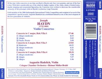 CD Joseph Haydn: Drei Violinkonzerte