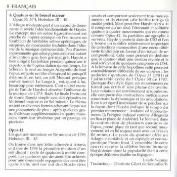 2CD Joseph Haydn: Les Quatuors Œuvres 33 & 42