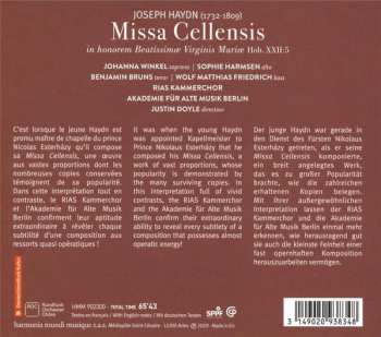 CD Joseph Haydn: Missa Cellensis 
