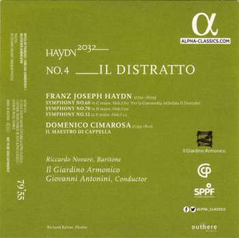 2LP/CD Joseph Haydn: No. 4 __Il Distratto LTD | NUM