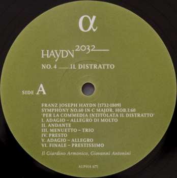 2LP/CD Joseph Haydn: No. 4 __Il Distratto LTD | NUM