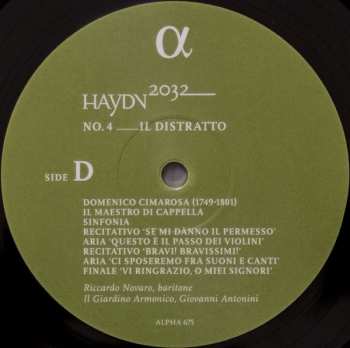 2LP/CD Joseph Haydn: No. 4 __Il Distratto LTD | NUM