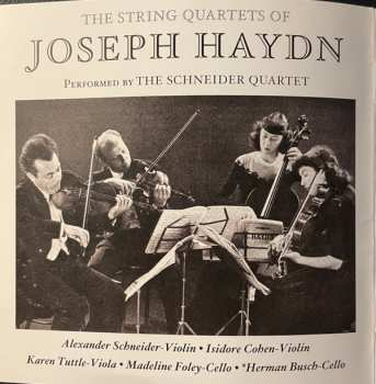 15CD/Dobozkészlet Joseph Haydn: The String Quartets. The Haydn Society Recordings