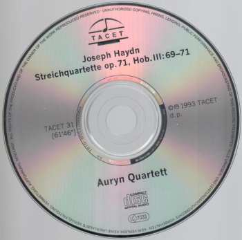CD Joseph Haydn: Streichquartette Op. 71