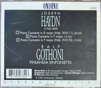CD Joseph Haydn: Piano Concertos In D, F & F