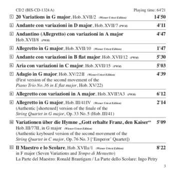 3CD Joseph Haydn: Airs, Variations And Dances