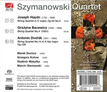 SACD Antonín Dvořák: String Quartets