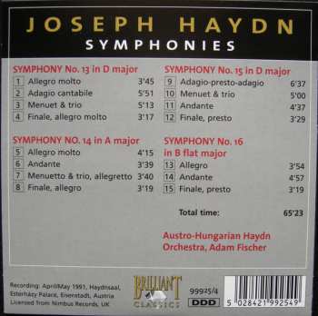 33CD/Dobozkészlet Joseph Haydn: Symphonies (Complete)