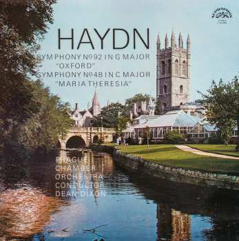 Album Prague Chamber Orchestra: Symphony No. 92 In G Major "Oxford" - Symphony No. 48 In C Major "Maria Theresia"