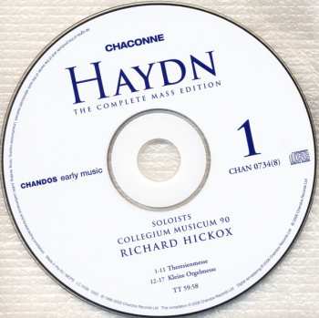 8CD/Dobozkészlet Joseph Haydn: The Complete Mass Edition