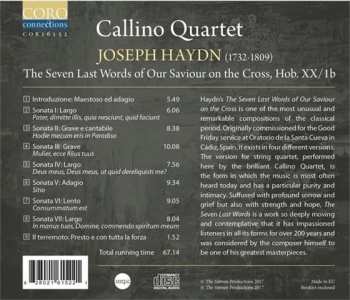 CD Joseph Haydn: The Seven Last Words Of Our Saviour On The Cross