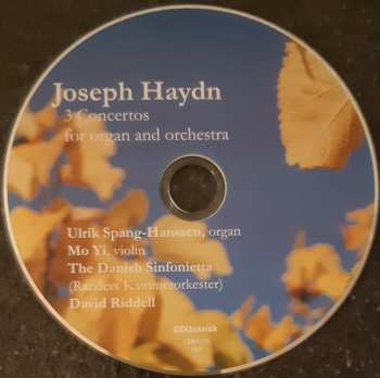 CD Joseph Haydn: 3 Concertos For Organ And Orchestra