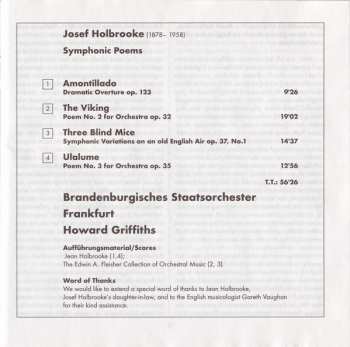 CD Howard Griffiths: Amontillado · The Viking · Ulalume