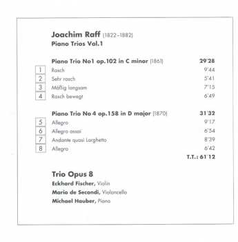 CD Joseph Joachim Raff: Piano Trios No 1 & 4