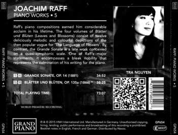CD Joseph Joachim Raff: Piano Works • 5 - Grand Sonate, Op. 14 (1881) Blätter Und Blüten, Op. 135a