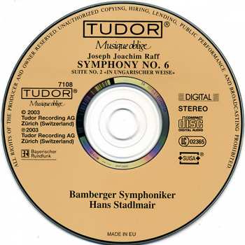 CD Bamberger Symphoniker: Symphony No. 6 - Suite No. 2 "In Ungarischer Weise"