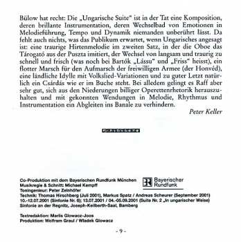 CD Bamberger Symphoniker: Symphony No. 6 - Suite No. 2 "In Ungarischer Weise"