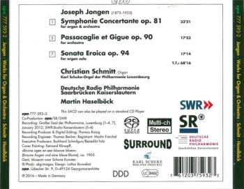 SACD Christian Schmitt: Symphonie Concertante Op. 81 • Passacaglie Et Gigue Op. 90 • Sonata Eroica Op. 94