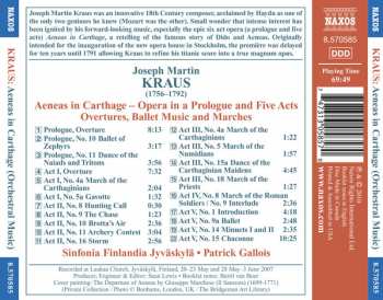 CD Joseph Martin Kraus: Aeneas In Carthage (Orchestral Music)