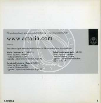 CD Joseph Martin Kraus: Violin Concerto, Olympie, Azire