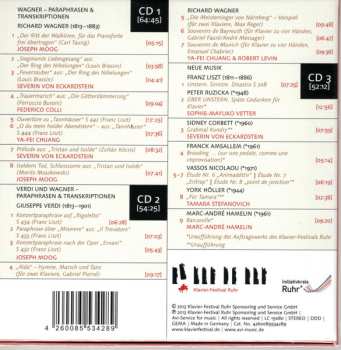 3CD/Dobozkészlet Giuseppe Verdi: Wagner und Verdi - Paraphrasen und Transkriptionen & Neue Musik
