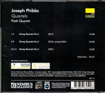 CD Joseph Phibbs: Quartets