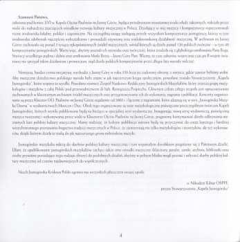 CD Concerto Polacco: Ciemne Jutrznie