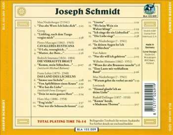 CD Joseph Schmidt: Songs And Arias By Smetana, Mascagni, Neiderberger, Lehár 