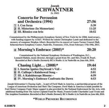 CD Giancarlo Guerrero: Chasing Light... / Morning's Embrace / Percussion Concerto