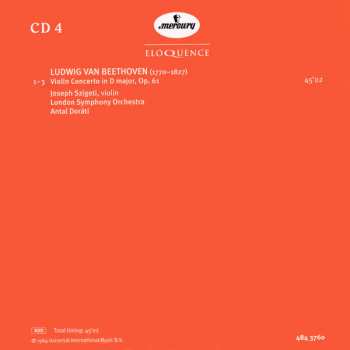 6CD/Dobozkészlet Joseph Szigeti: The Mercury Masters