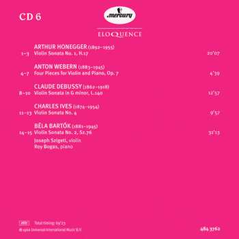 6CD/Dobozkészlet Joseph Szigeti: The Mercury Masters
