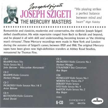 6CD/Dobozkészlet Joseph Szigeti: The Mercury Masters
