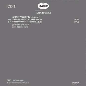 6CD/Dobozkészlet Joseph Szigeti: The Mercury Masters