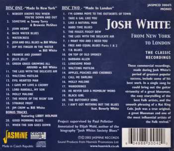 2CD Josh White: From New York To London (The Classic Recordings)
