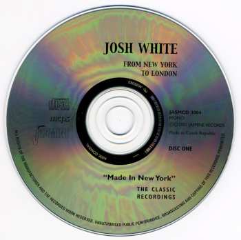 2CD Josh White: From New York To London (The Classic Recordings)