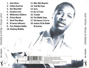 CD Josh White: Blues And Ballads